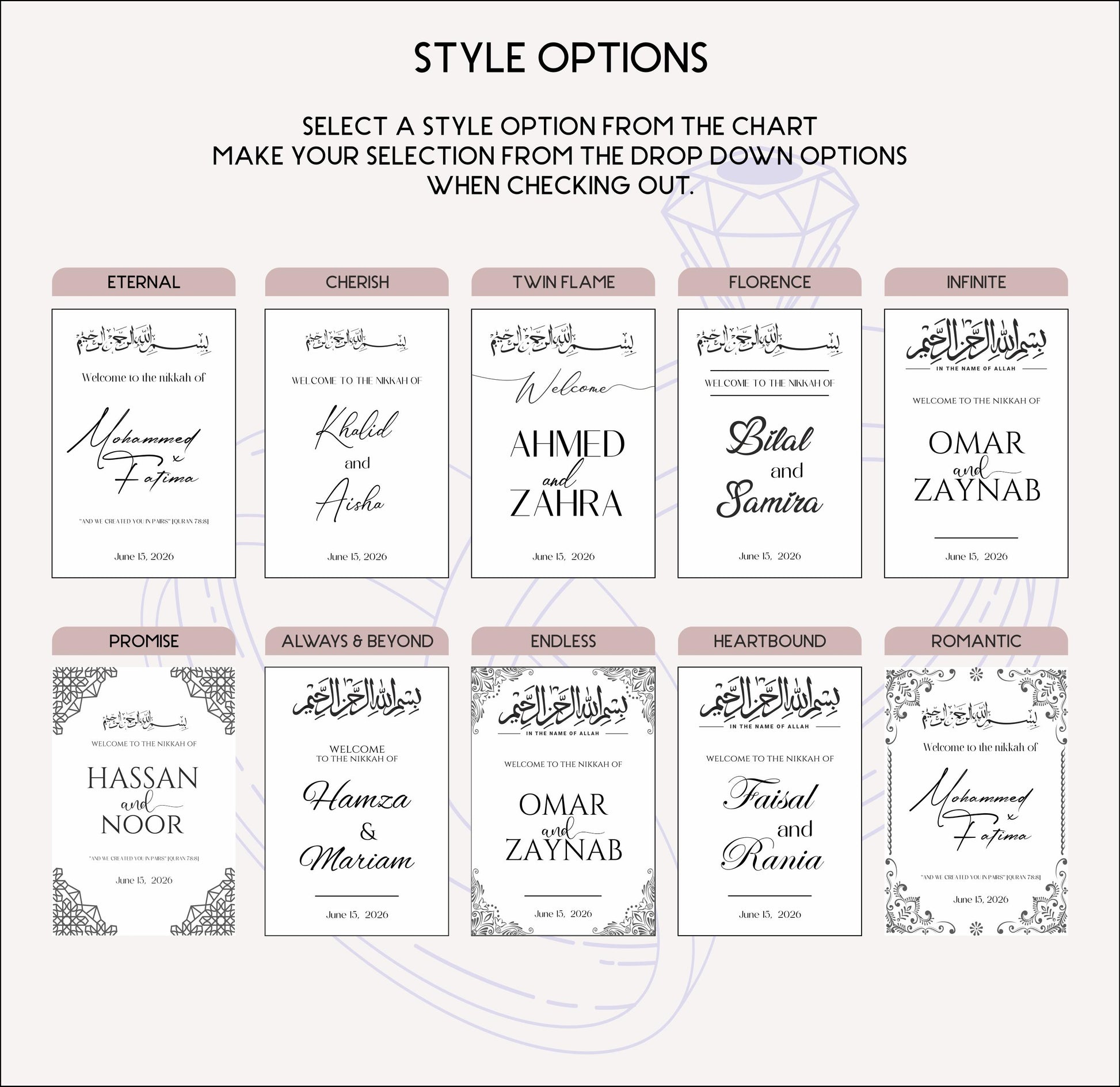 Nikkah Sign, Acrylic Welcome Sign Wedding