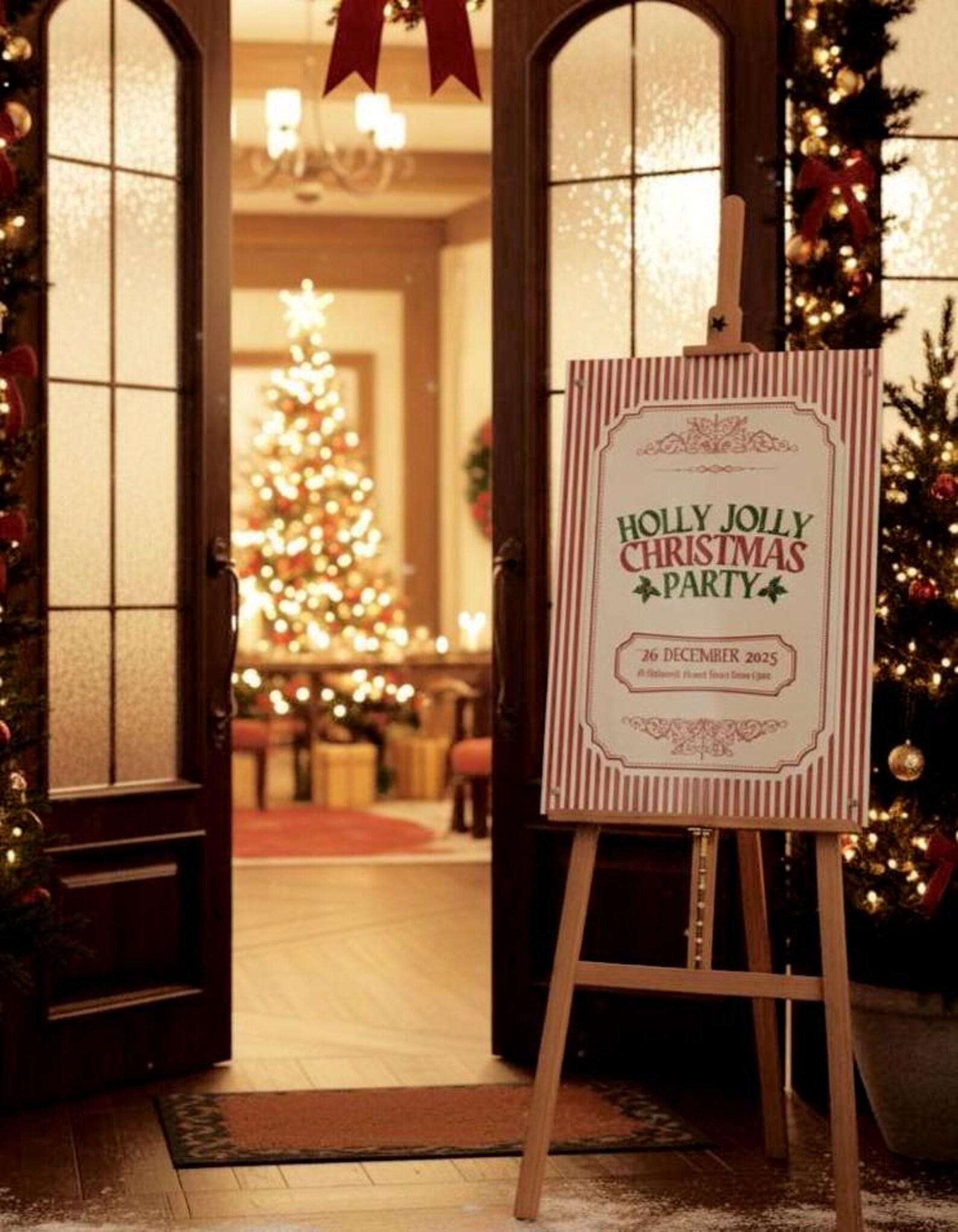 Merry Christmas Sign, Acrylic Welcome Sign, Personalized XMas Decorations