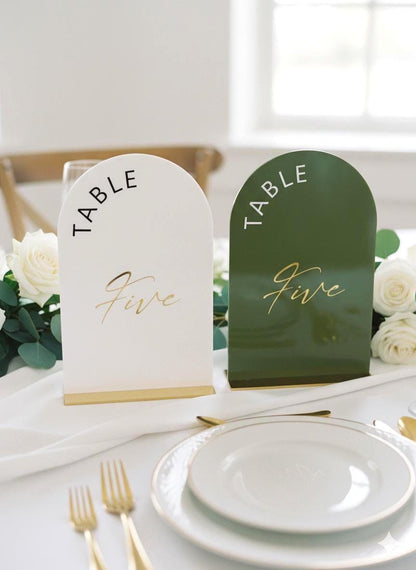 Arcylic Table Numbers for Wedding, Engagement Decorations