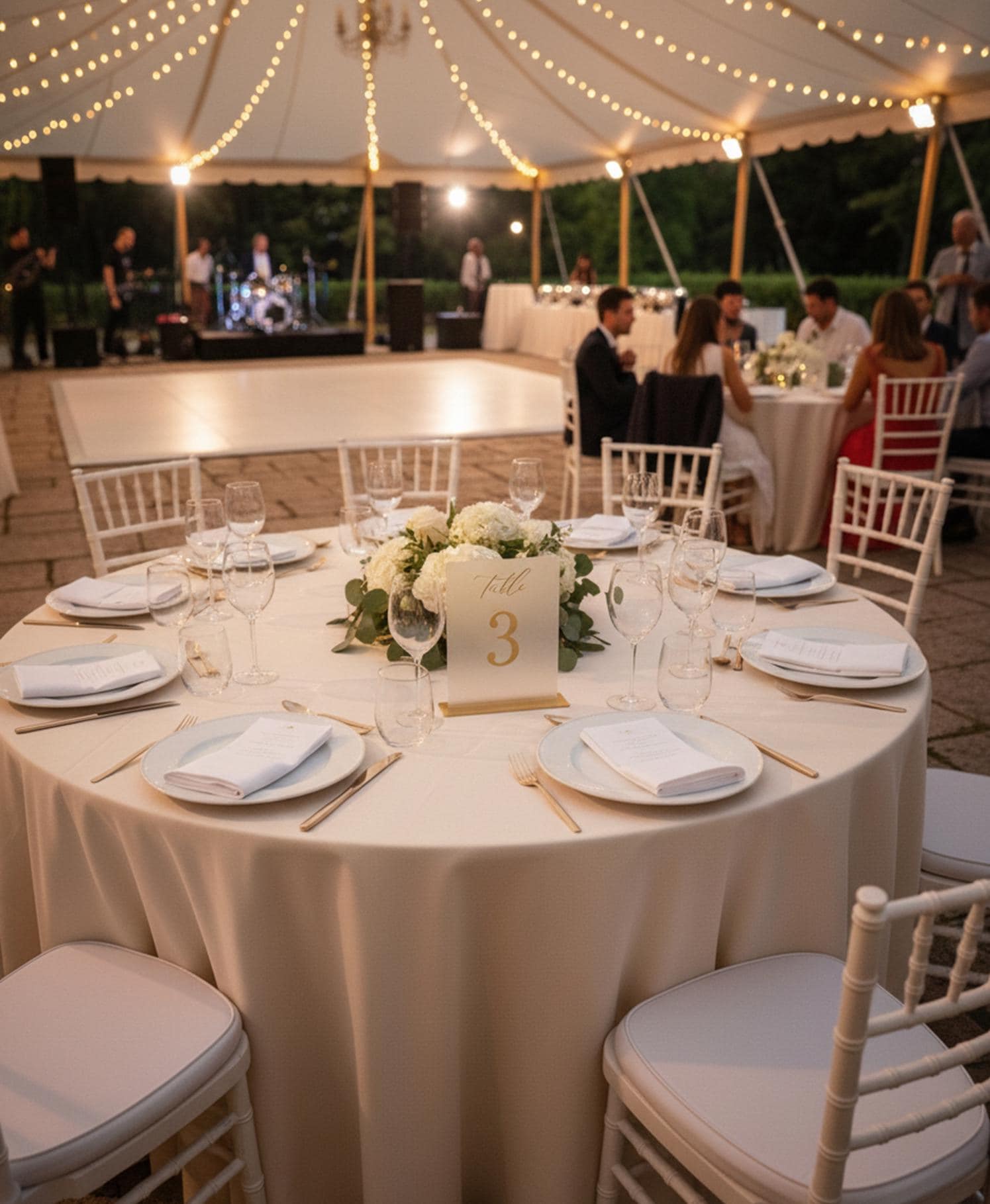 Acrylic Table Numbers: Wedding Table Decor