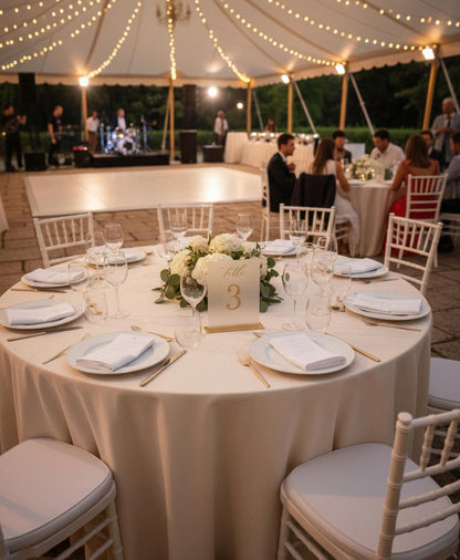 Acrylic Table Numbers: Wedding Table Decor